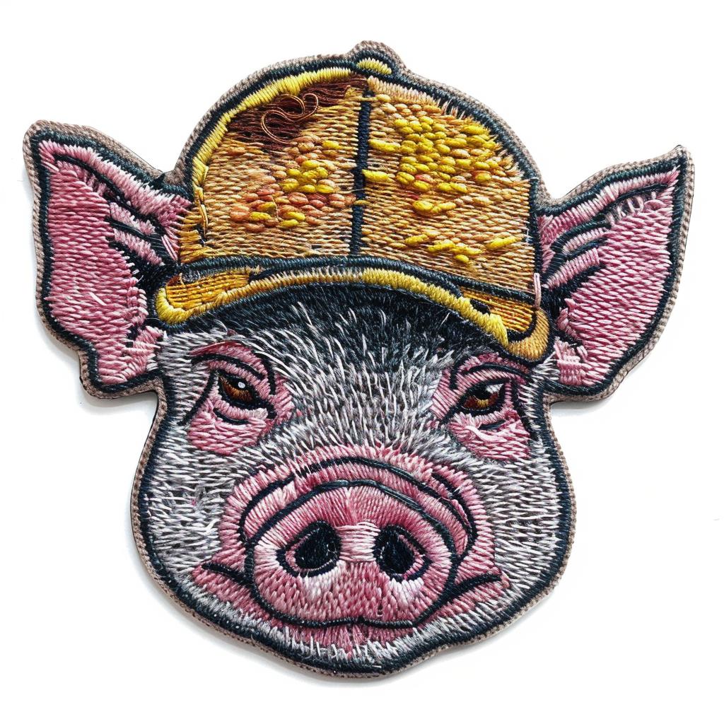 patch  pig  angry  streetwear  chenille  contrast  embroidered  minimal  stitch  culture 954968