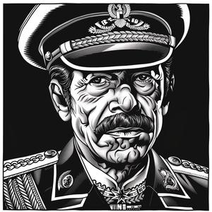 drawing  black  white  military  uniform  man  portrait  illustration  figure  artwork 1071086