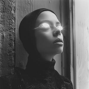 monochromatic  black  white  double  exposure  surreal  glowing  eyes  window  Cahun 1039431