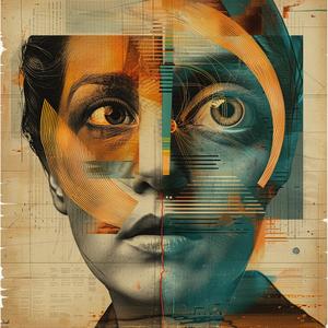 رسم توضيحي فني رقمي، فن حديث، سريالية، تنقيط، أسلوب كوميدي عتيق، اندماج 1076683