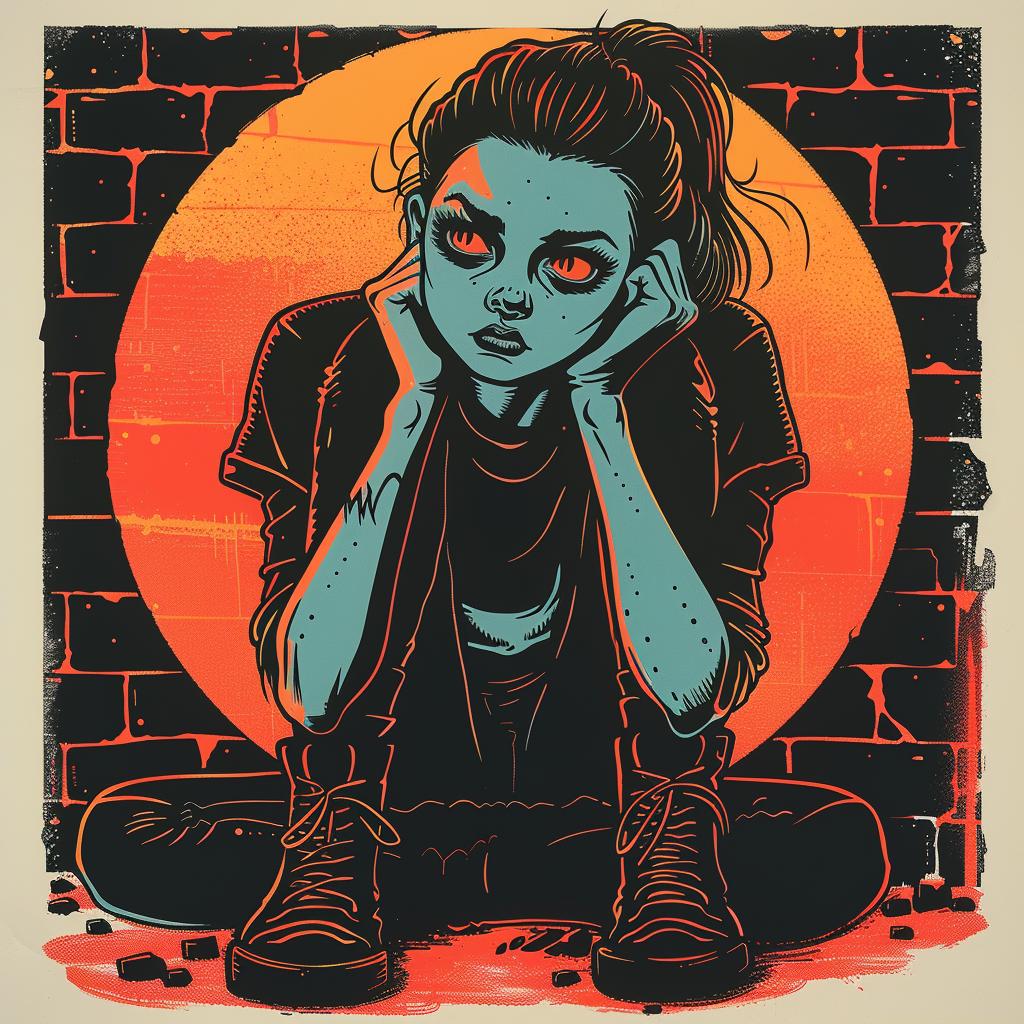 girl  sitting  hands  Cloonan  illustration  character  thoughtful  dynamic  colorful  emotive 929818