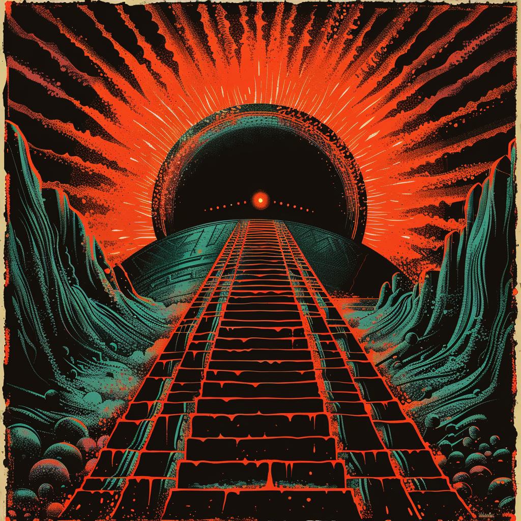 album  art  flowerpunk  Ralph  McQuarrie  teal  orange  sunrise  galaxy  pulsar 941951