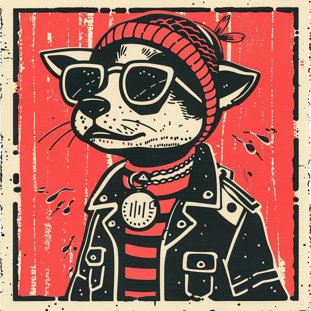 aggressive  animal  streetwise  culture  minimal  cat  poster  jacket  sunglasses  graphic 957665