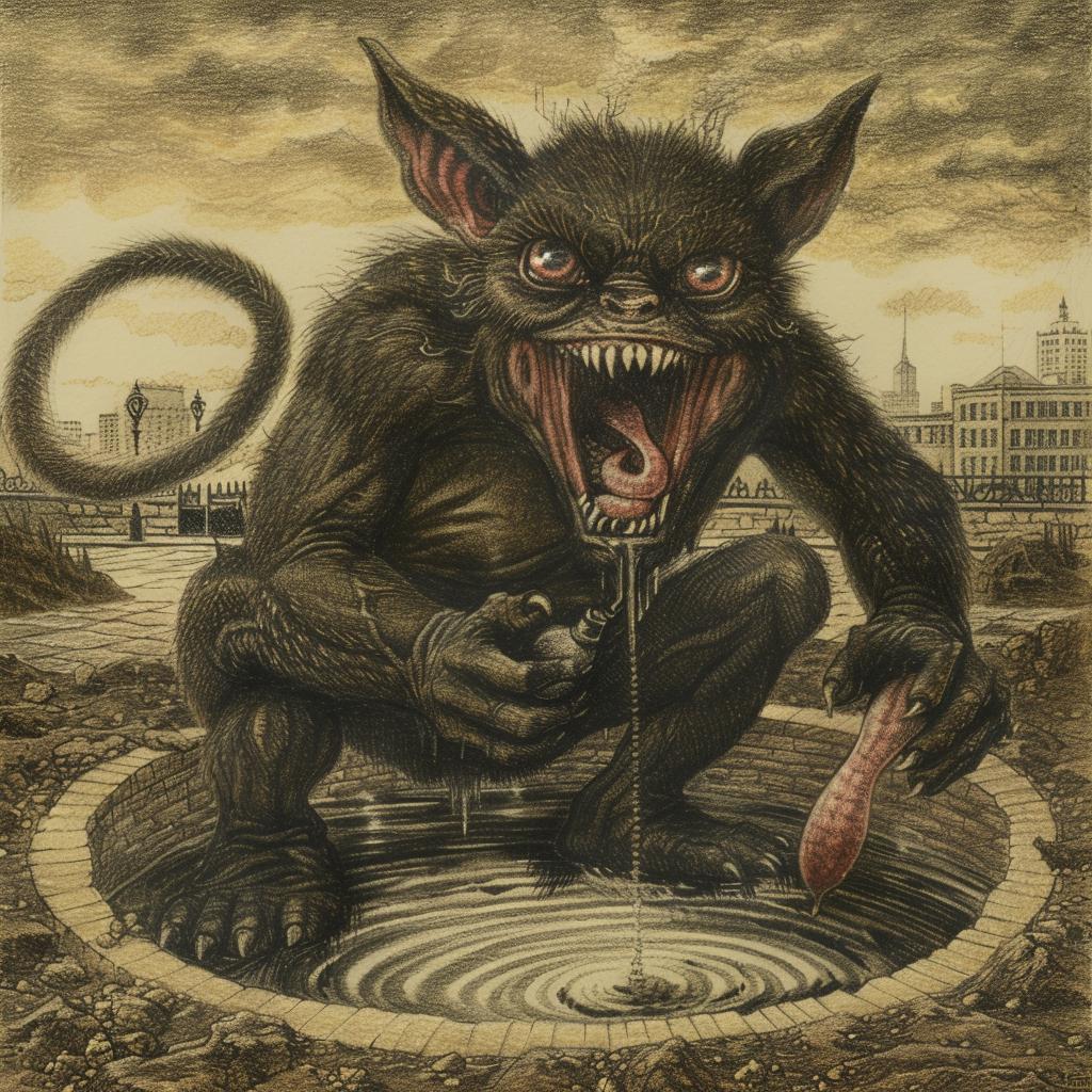 1917  horror  monster  demon  mouth  teeth  painting  dark  surreal  creature 948955