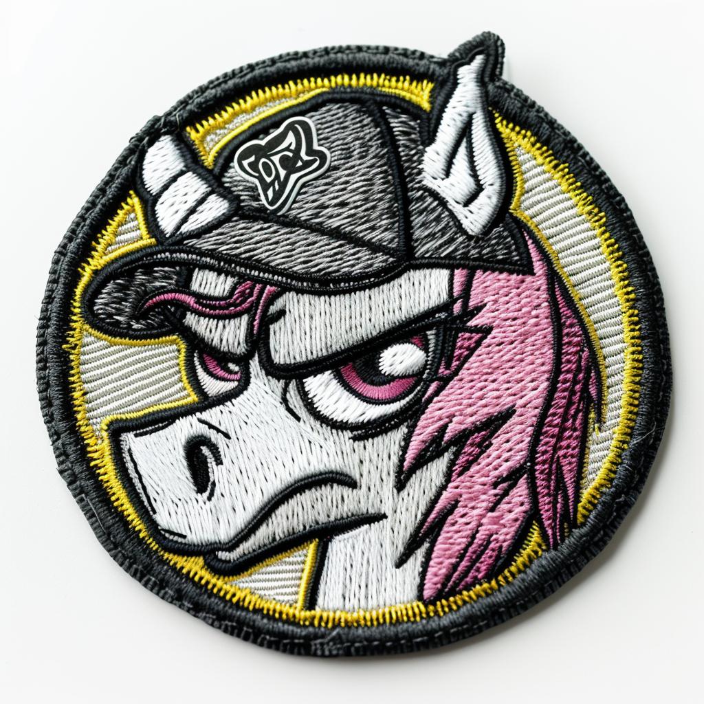patch  pony  angry  streetwear  chenille  contrast  embroidered  minimal  stitch  culture 954949