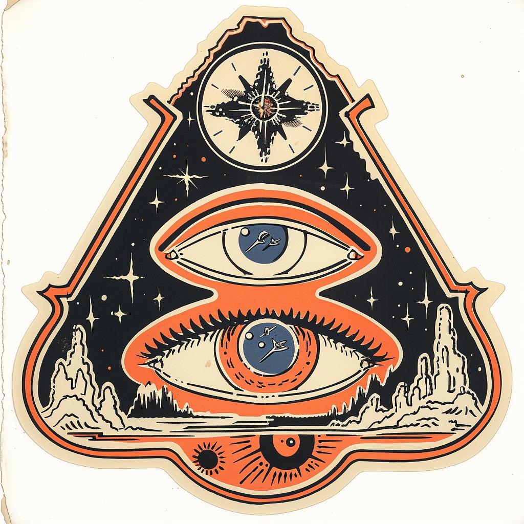 album  cover  pulsar  waves  symbolist  screenprinting  sticker  vintage  design  art 941647