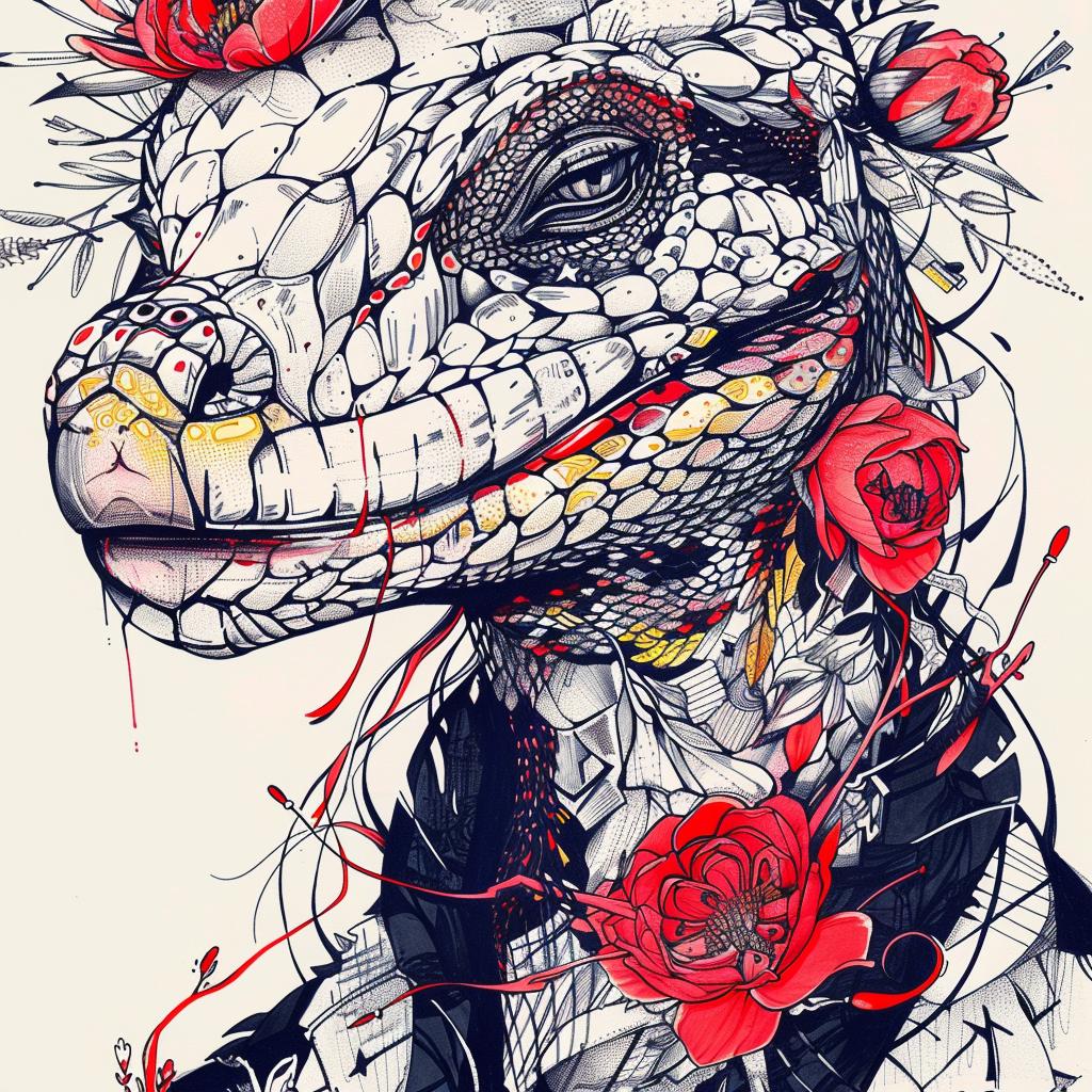 mythical  creature  hybrid  actors  flowers  unique  fantastical  blending  essence  strength 952248