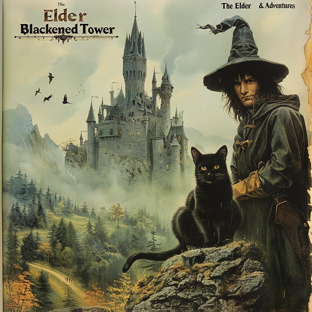 high  fantasy  book  cover  magic  mages  illustration  black  cat  cream 960141