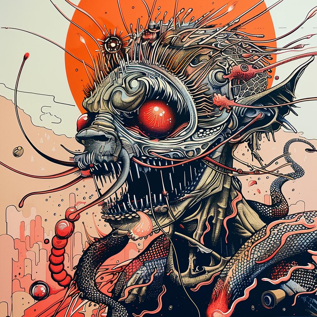poster  monster  eyes  art  Japanese  lettering  dark  fantasy  creative  horror 948282