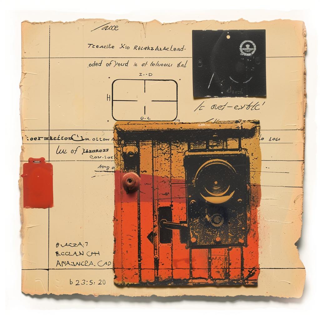 paper  camera  encaustic  impasto  palette-knife  artwork  modern  photography  mixed-media  still-life 969622