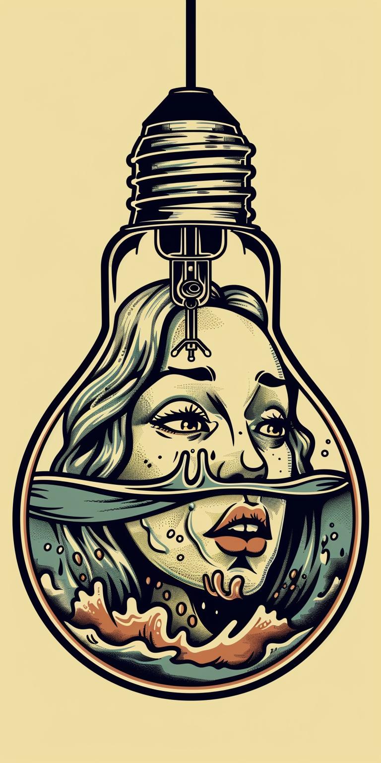 lightbulb  liquid  drowning  woman  key  surreal  conceptual  mysterious  symbolic  trapped 940637