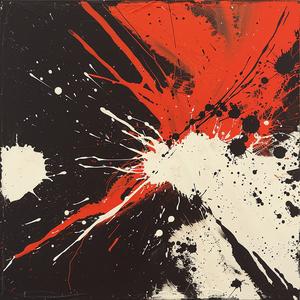 minimalist  risography  deathmetal  splatter  encaustic  abstract  paint  explosion  joy  red-black-white 1062367