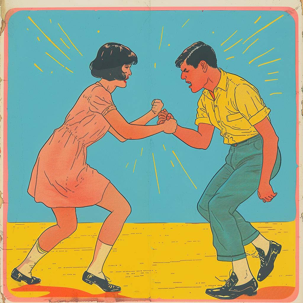 surreal  fight  album  cover  artwork  themed  creative  illustration  colorful  posters 938316