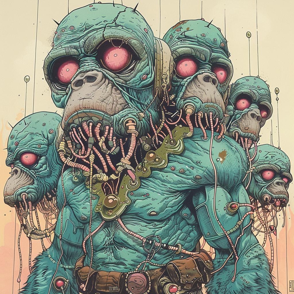 monsters  red  eyes  battle  military  group  fictional  creatures  aggression  tension 923670