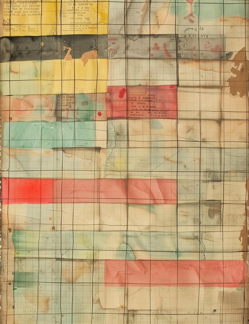 ledger  paper  drawing  flag  colored  squares  pattern  design  art  textile 962159
