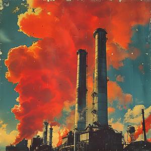 Tycho  album  art  factory  smoke  chimneys  minimalism  abstract  negative  space 1040570