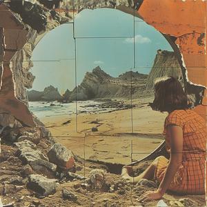 ocean  woman  hole  surreal  enigmatic  view  collage  1970s  colorful  dreamlike 1041321