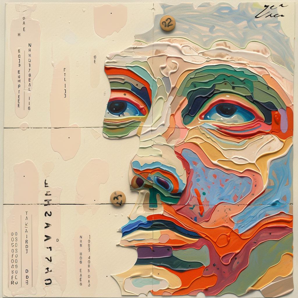 face  colorful  eyes  paletteknife  biological  illustration  artistic  vibrant  modern  expression 974982