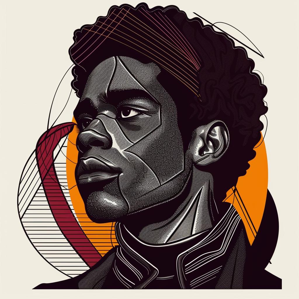 Pop  Art  man  suit  afro  portrait  white  colorful  contemporary  style 937602