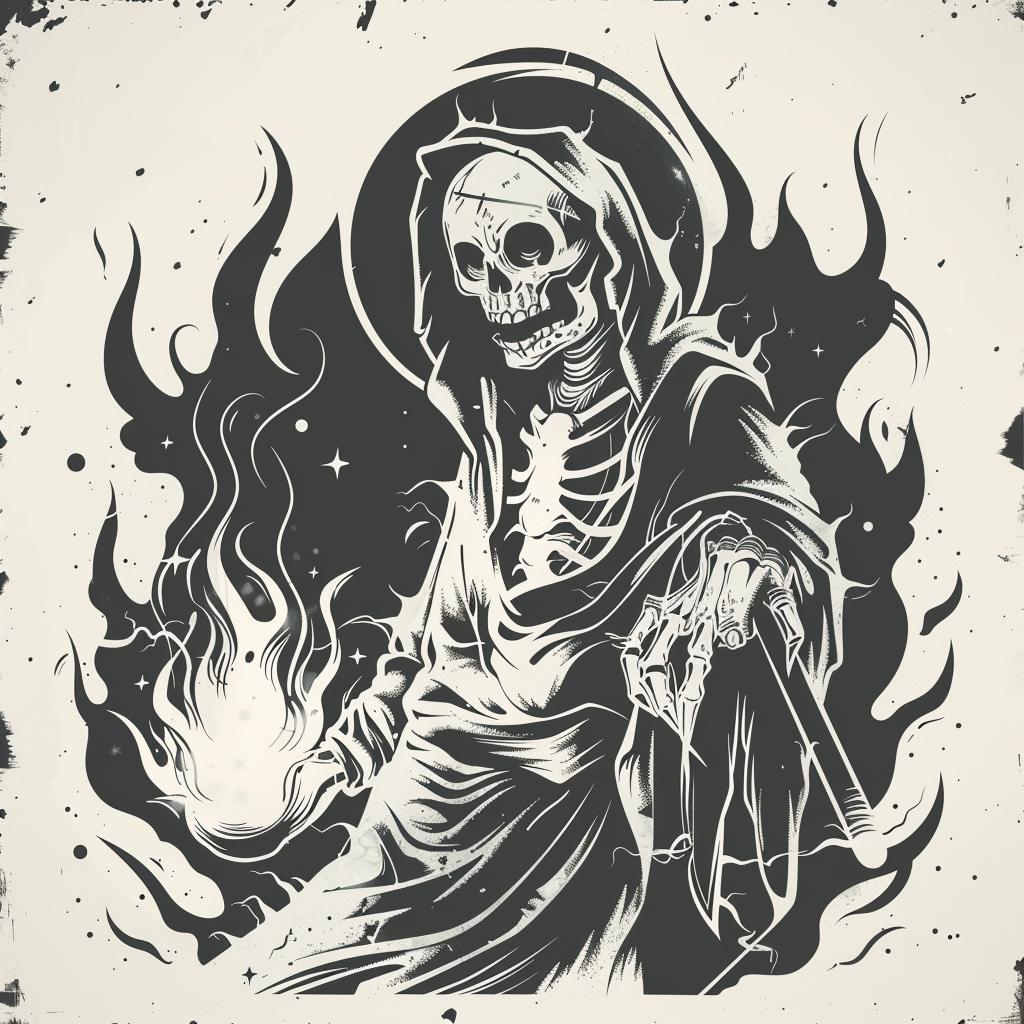 grim  reaper  torch  dark  illustration  symbolism  death  paranormal  scythe  foreboding 1027620