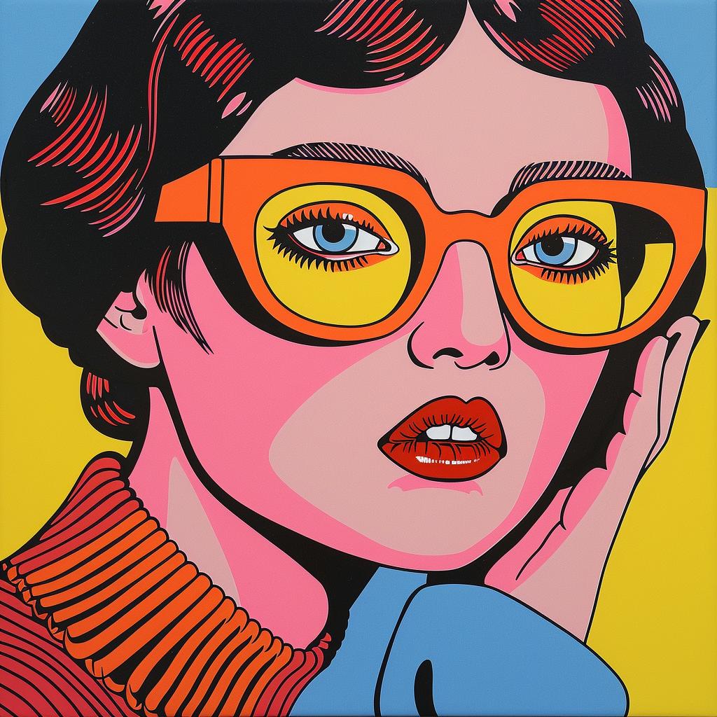 album  cover  surreal  dada  collage  pop  art  woman  glasses  creative 1024575