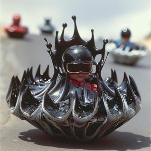 Ferrofluid  black  white  image  person  car  monochrome  abstract  dynamic  stylized 1074283