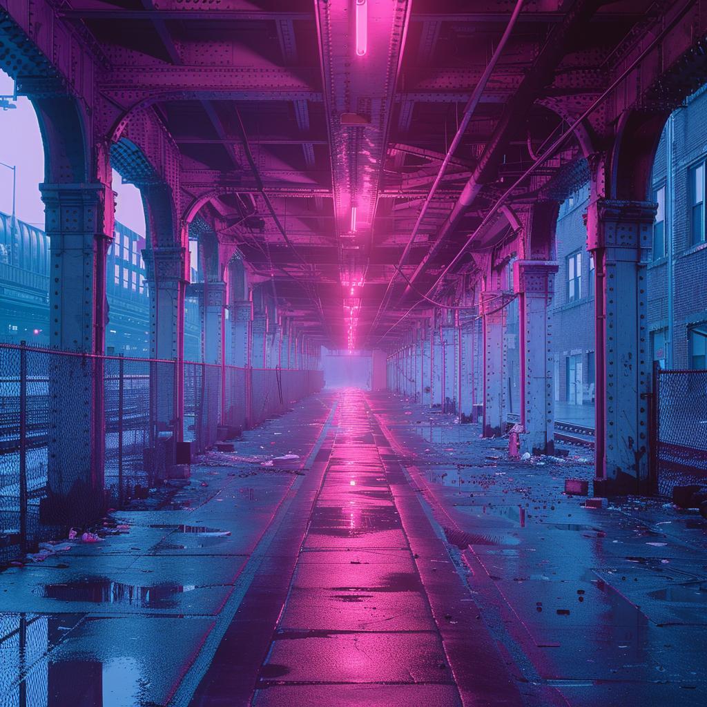 double  exposure  lifestyle  surreal  lighting  tunnel  neon  photography  urban  dark 1030699