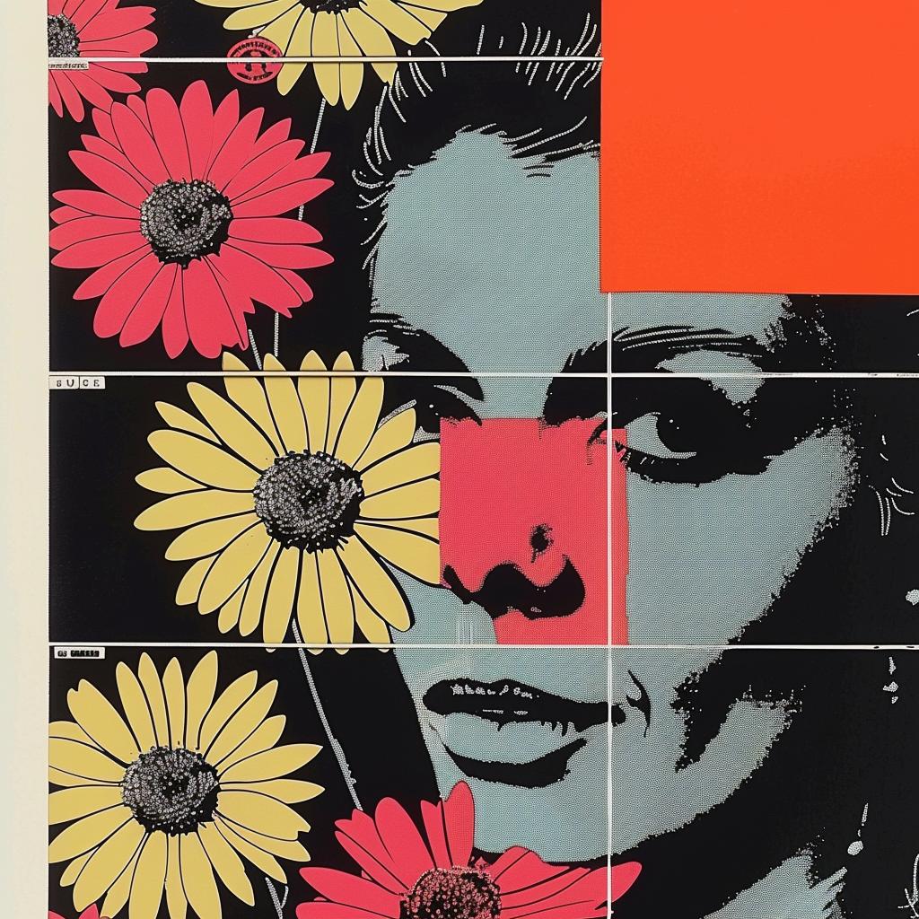 poster  woman  flowers  graphic  design  vibrant  artsy  female  colorful  bold 968915