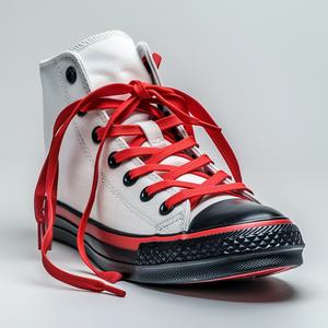 sneakers  white  red  high-top  converse  footwear  modern  stylish  studio  photography 1038060