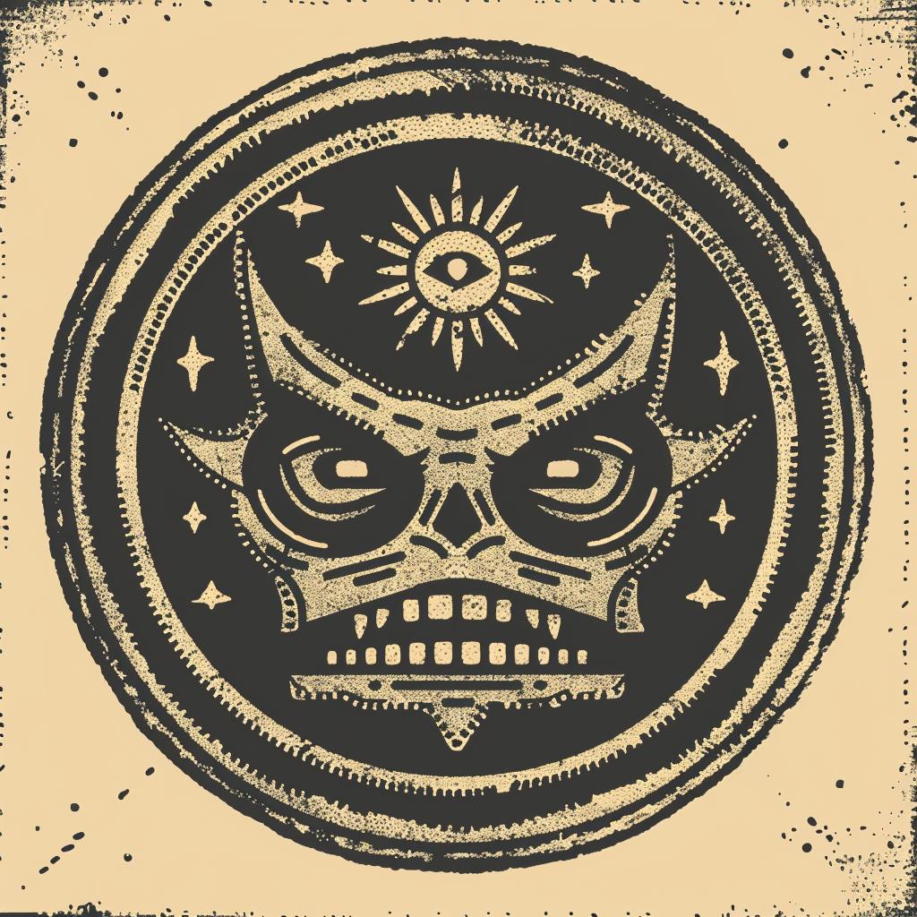 badge  design  devil  provocative  spiritual  dark  occult  naturalistic  tarot  occult 934548