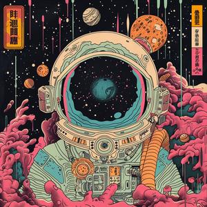 surreal  album  cover  band  space  symbolist  risograph  hyper-realistic  screenprinting  creative 1078487