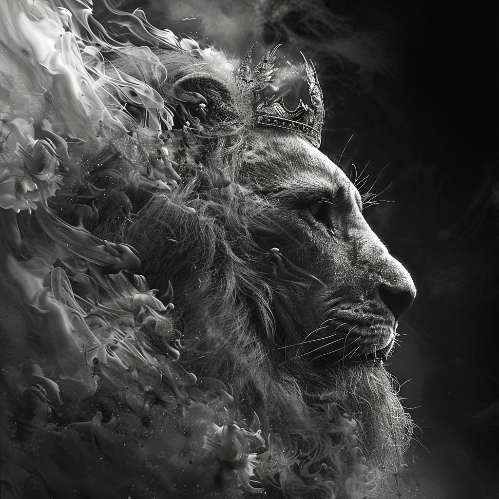lion  ghost  human  smoke  ancient  king  mystical  portrait  spirit  surreal 961236