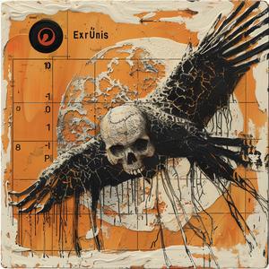 crow  skull  encaustic  painting  art  dark  illustration  mystical  design  creative 1066037