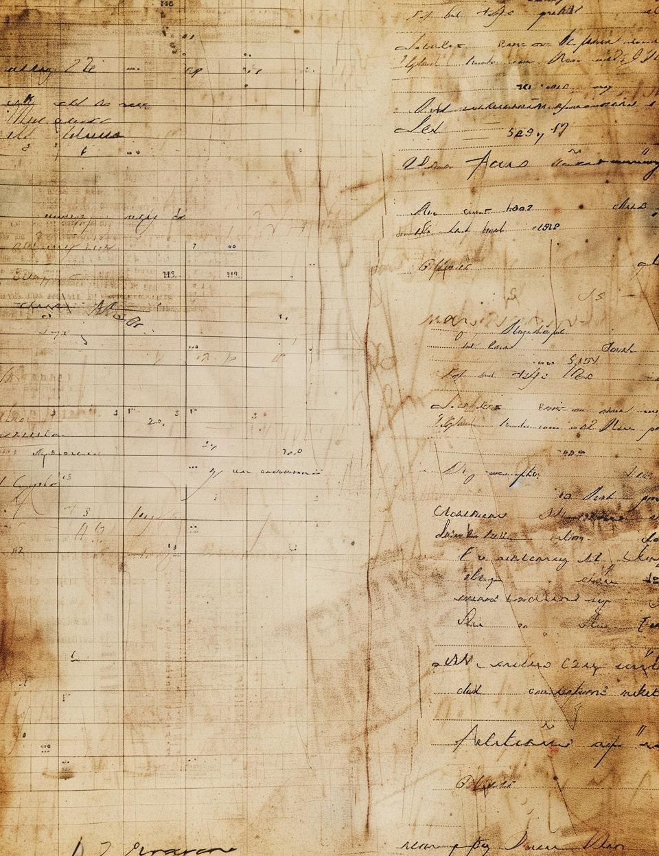 closeup  old  document  writing  vintage  lettering  texture  background  journal  style 962182
