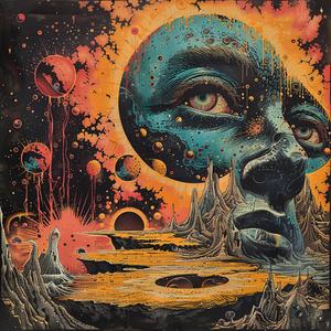 surreal  psychedelic  painting  colorful  symbolist  screenprint  artistic  Todd  White  creative 1078592