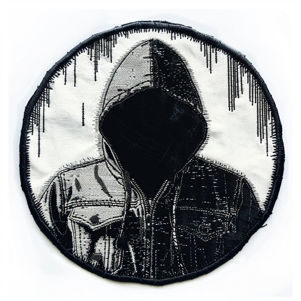 hoodie  patch  streetwear  minimal  graffiti  chenille  design  silhouette  black  white 961347