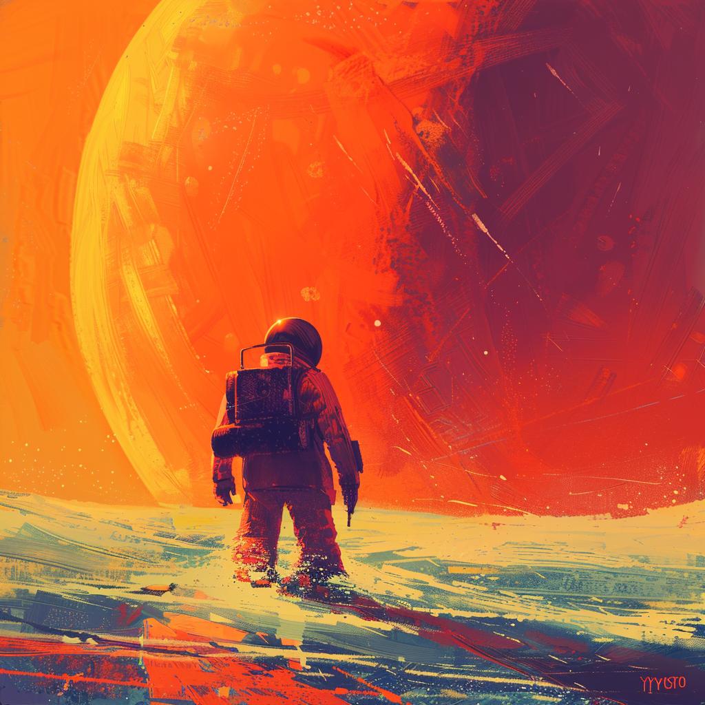 Tycho  album  flowerpunk  Ralph  McQuarrie  teal  orange  galaxy  quantum  wave 941831