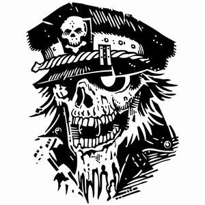 skull  hat  face  symbolic  dark  edgy  tattoo  illustration  macabre  art 1064952