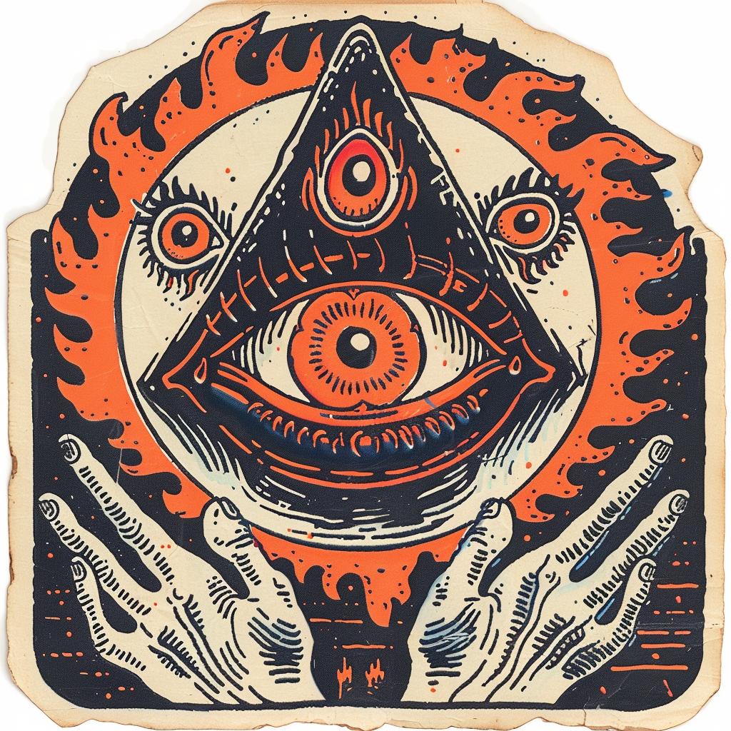 provocative  art  eye  hand  occult  dark  naturalistic  emek  sticker  spiritual 932441