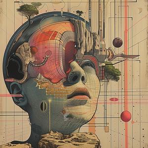 album  cover  woman  digital  art  objects  surreal  symbolist  creative  vintage 1037042