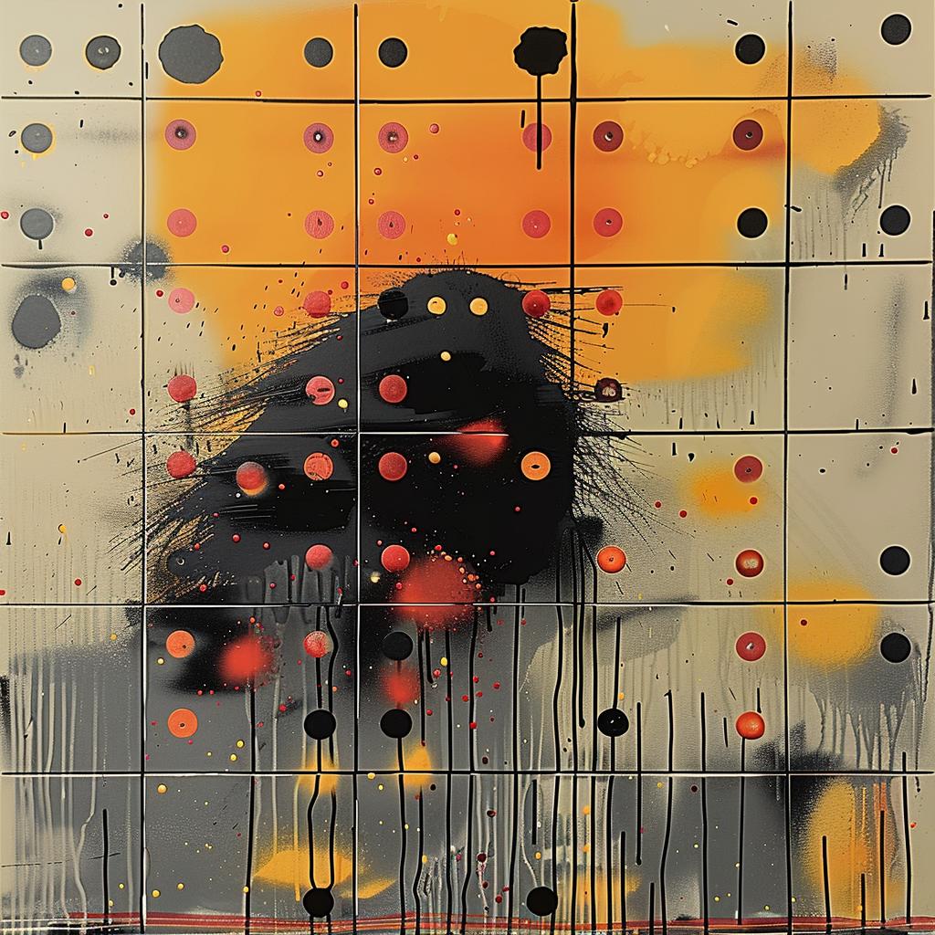 painting  black  cat  abstract  colorful  modern  art  visual  artwork  canvas 950288