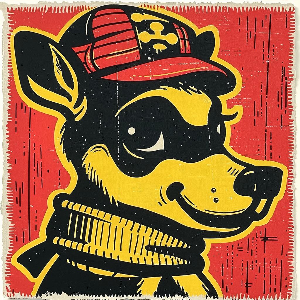 dog  hat  scarf  streetwise  minimal  poster  urban  culture  aggressive  animal 957679