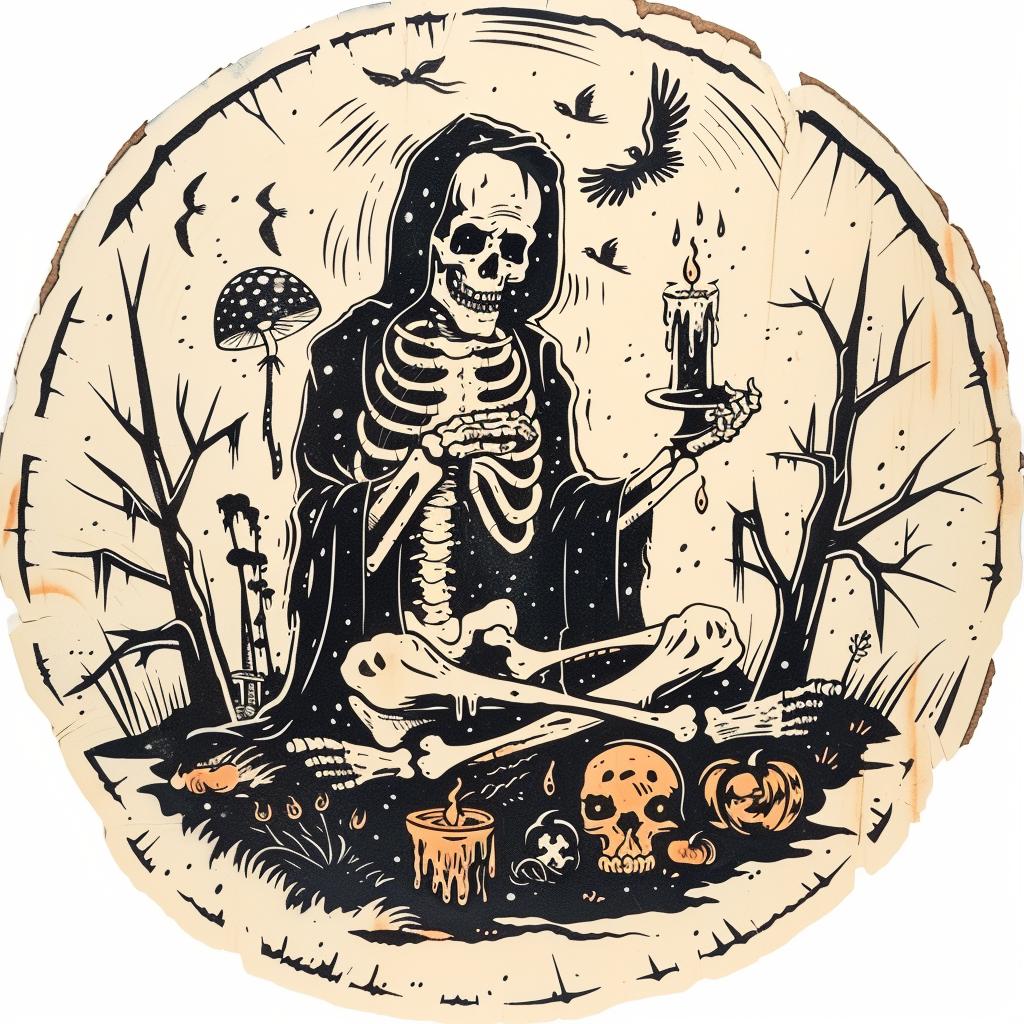 woodcut  skeleton  illustration  log  naturalistic  occult  provocative  art  dark  spiritual 935726