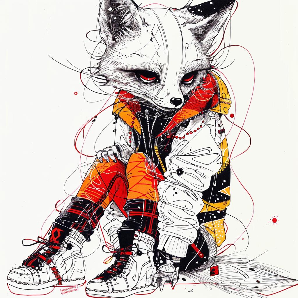 kawaii  fox  streetwear  cool  sneakers  drawing  fashion  urban  cute  animal 953486