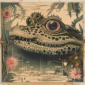 frog  pond  poster  nature  water  green  chromolithography  wildlife  environment  art 1052779