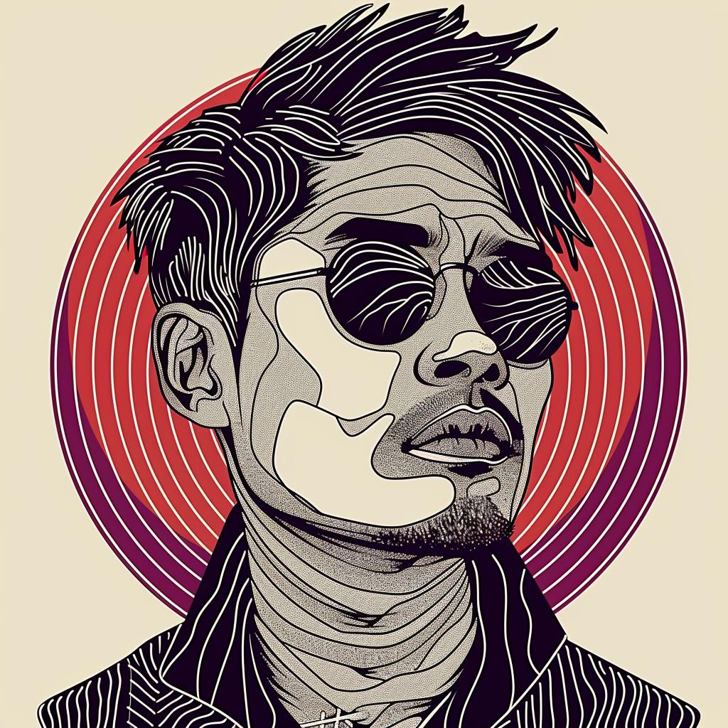 PopArt  AsianAmerican  male  portrait  digital  art  vibrant  colorful  modern  stylized 937238