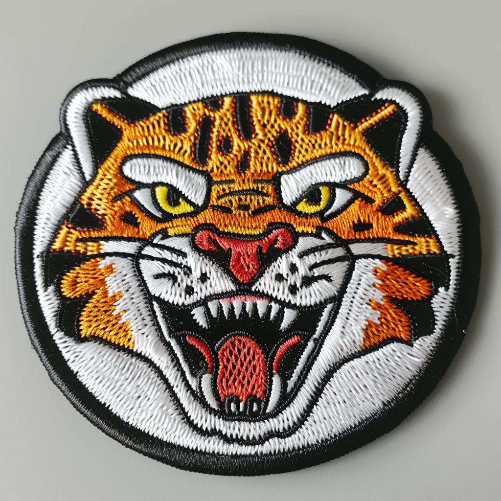 patch  embroidered  jaguar  round  minimal  chenille  hip-hop  streetwear  animal  cool 961438
