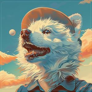 dog  hat  white  animal  portrait  cute  playful  funny  pet  whimsical 1039646