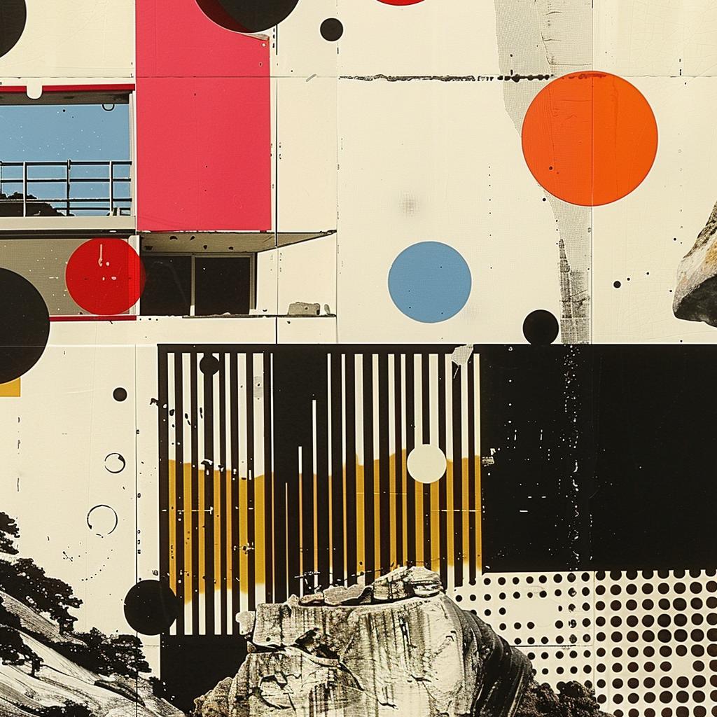 colorful  dot  painting  album  cover  Michael  Cho  abstract  artwork  visual 1019543