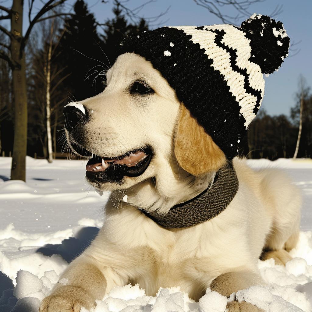dog  hat  snow  winter  adorable  cute  fashion  cozy  playful  pet 942338